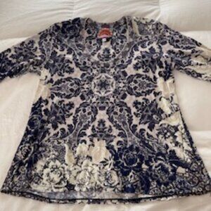 Johnny Was Filo Swing T-Shirt Size Large